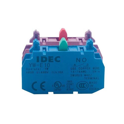 IDEC和泉急停开关触点YW-E10 E01 EW11常闭常开HW-U10 C YW1B按钮
