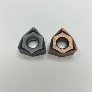 MFWN面铣刀盘刀粒WNMU080608双面六角桃型铣刀片重切快进给刀片