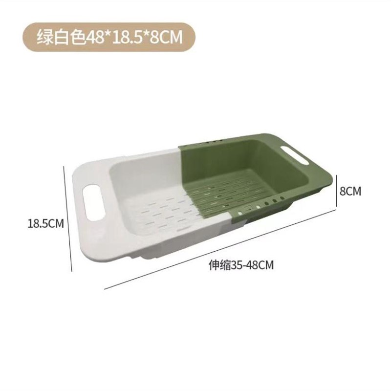 厨房不锈钢水槽沥水篮水池伸缩洗菜盆沥水架多功能餐具碗筷沥水架