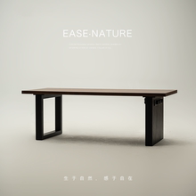 某某严选大长书桌亲子去客厅化桌子实木轻奢极简学生家用学习桌子