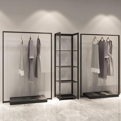 服装店展示架挂衣架落地 男女装店服装货架 衣服展示架简约服装架