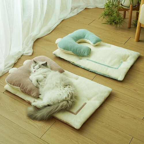 吉仔仔猫咪狗狗秋冬季猫窝睡垫