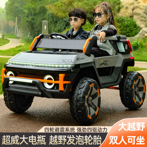 超大号儿童电动四轮越野车
