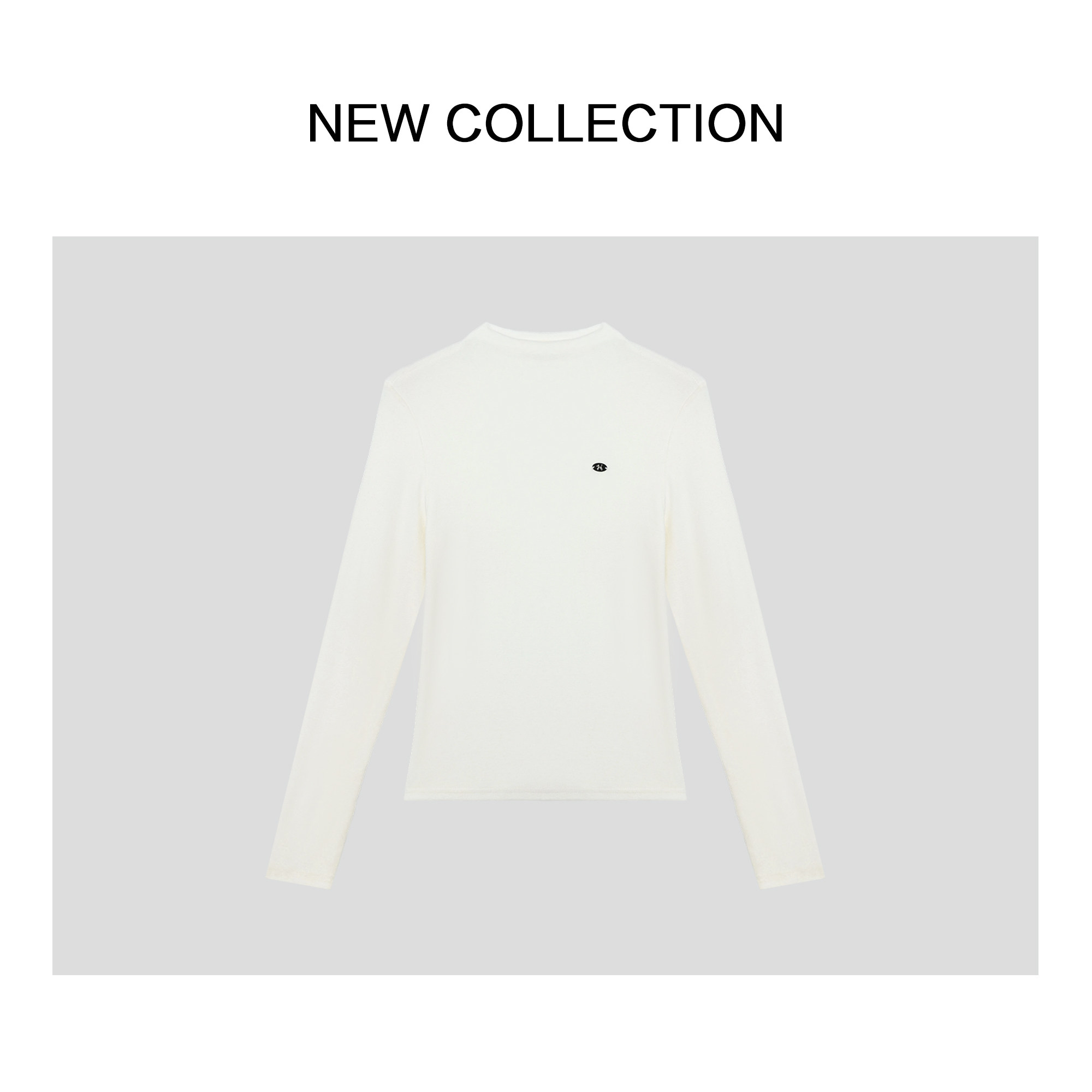 【一一专享】极简风半高领小标修身T恤 T1536052S,女装/女士精品,T恤,淘宝优惠券,粉丝福利购,淘宝优惠卷