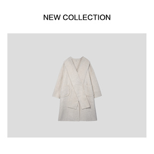 双面呢外套 百搭韩版 女士时尚 S5F56012 爆米花专享