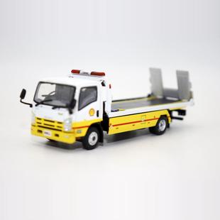 TINY微影玩具1/76 ISUZU N Tow Truck 铃木平板拖车模型合金摆件
