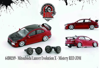 BM合金1/64三菱跑车汽车模型摆件