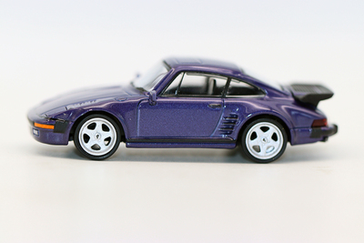 Para 如虎1986 RUF BTR保时捷911扁鼻跑车模型1/64合金车玩具摆件