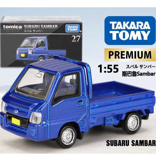Tomy Premium 多美卡黑盒TP27 斯巴鲁SAMBAR微型卡车模型合金玩具