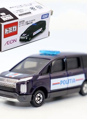 TOMY多美合金玩具NO.65 Delica三菱得利卡D:5越野MPV警车模型摆件