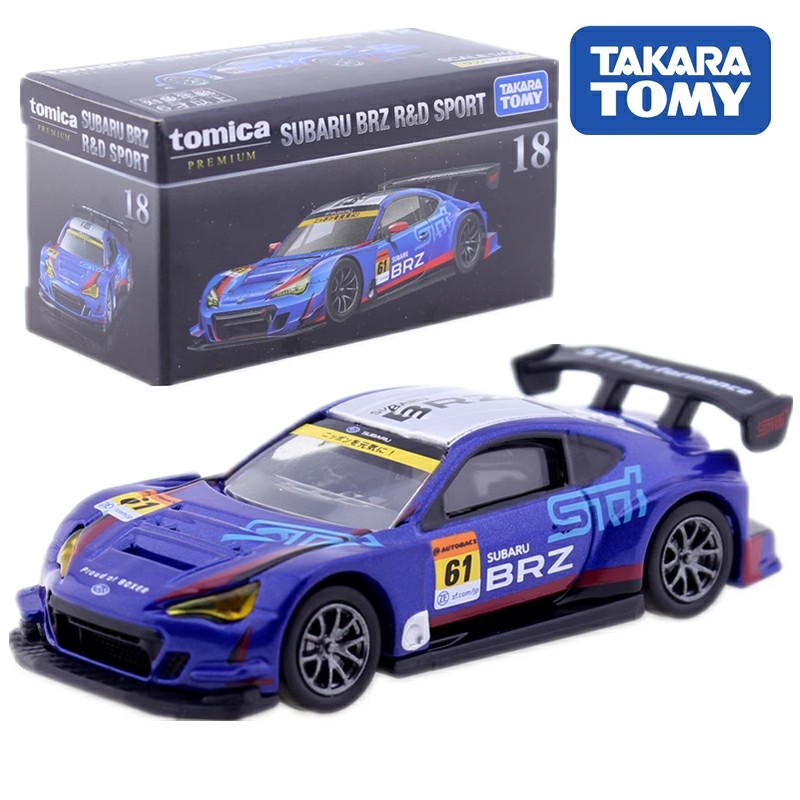 Tomica Premium 多美卡旗舰版TP18 斯巴鲁BRZ赛车模型合金摆件