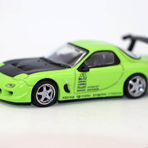 TW 1 64 合金车 Vertex Mazda RX-7 FD3S 马自达跑车模型经典摆件