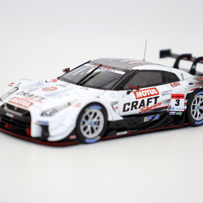 EBBRO 1/43合金车Motul GT-R GT500 2019 日c产尼s桑赛车模型摆件