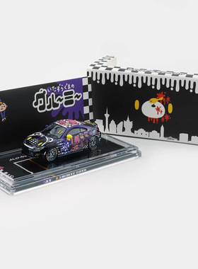 BMC 1:64 丰田GR86 暴l力熊 2025澳门GT赛车模型痛车玩具合金摆件
