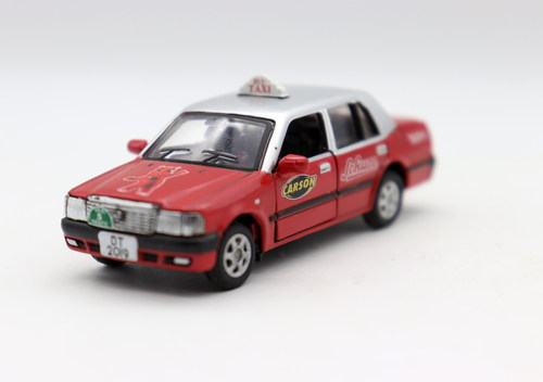 Tiny微影玩具ToyotaA Crown Taxi 1/64合金丰*田皇冠香港的士模型