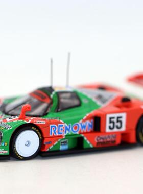 BMC 1 64 合金车 MAZDA 787B Winner 马自达勒芒赛车玩具模型摆件
