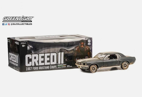 GreenLight 1 18合金 电影Creed II 1967福特Mustang野马跑车模型