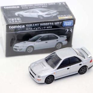 Tomy Premium多美卡黑盒 斯b巴鲁IMPREZA WRX 跑车模型合金车摆件