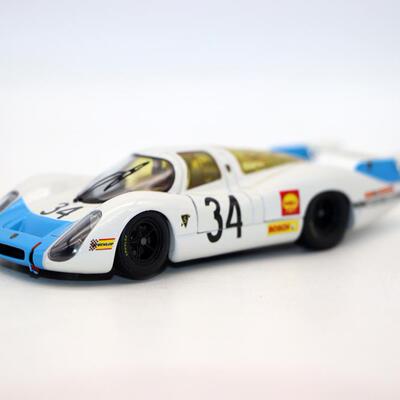 EBBRO 1/43合金车Porsche保时捷908 1968勒芒赛车模型摆件