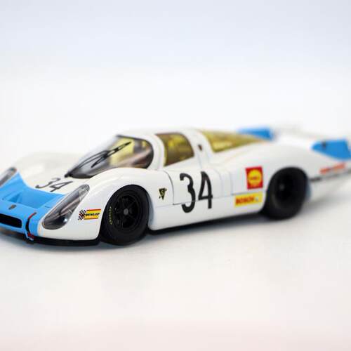 EBBRO 1/43合金车Porsche保时捷908 1968勒芒赛车模型摆件
