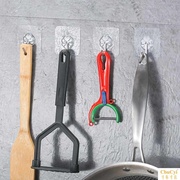 kệ đựng gia vị bằng gỗ Không có dấu vết móc miễn phí dán tường phòng tắm nhà bếp móc mạnh mẽ cung cấp nhà bếp nhỏ cửa hàng bách hóa - Trang chủ kệ để đồ