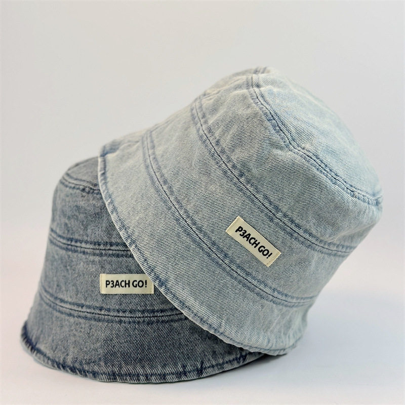复古做旧水洗牛仔渔夫帽户外出游遮阳防晒显脸小盆帽休闲百搭水桶,服饰配件/皮带/帽子/围巾,帽子,淘宝优惠券,粉丝福利购,淘宝优惠卷