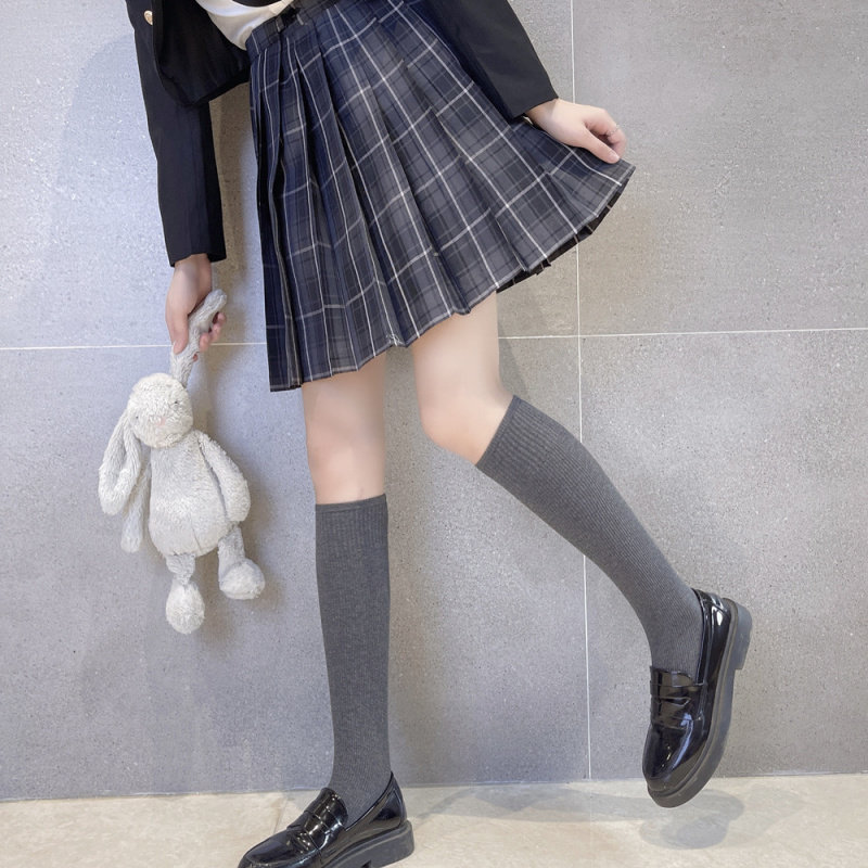 日系秋冬防滑棉竖条压力瘦腿小腿袜螺纹微压显瘦百搭中筒袜子女,女士内衣/男士内衣/家居服,连裤袜/打底袜,淘宝优惠券,粉丝福利购,淘宝优惠卷