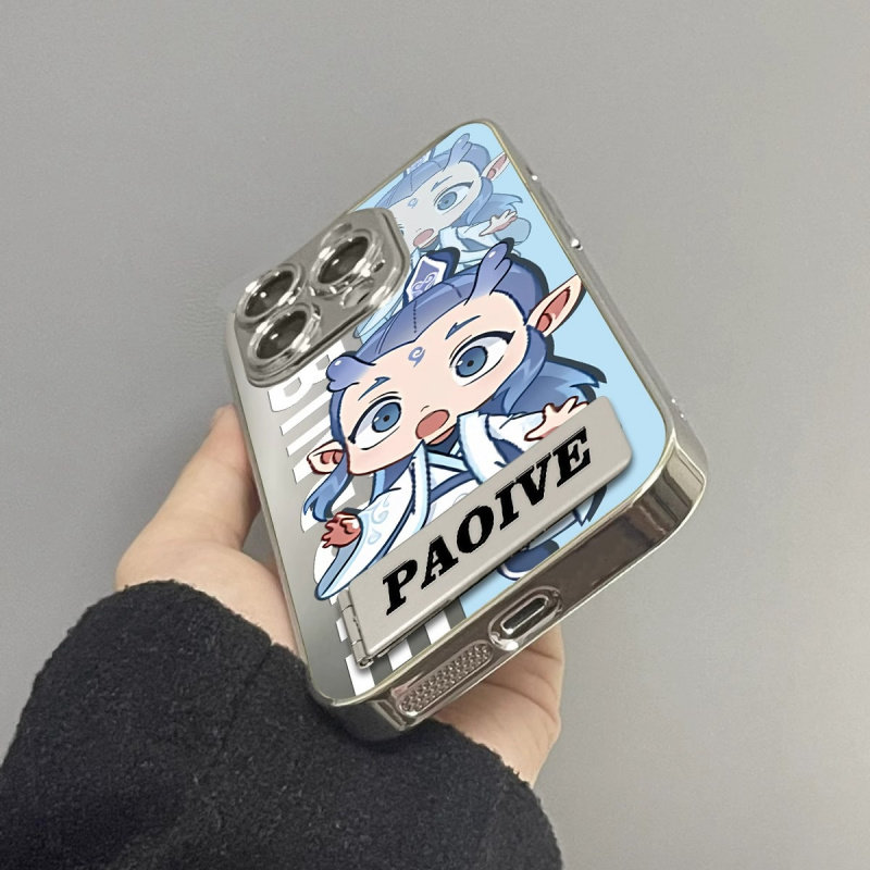 卡通哪吒适用苹果16promax手机壳12电镀iphone15pro镜面13网红X女,个性定制/设计服务/DIY,手机壳/保护套定制,淘宝优惠券,粉丝福利购,淘宝优惠卷