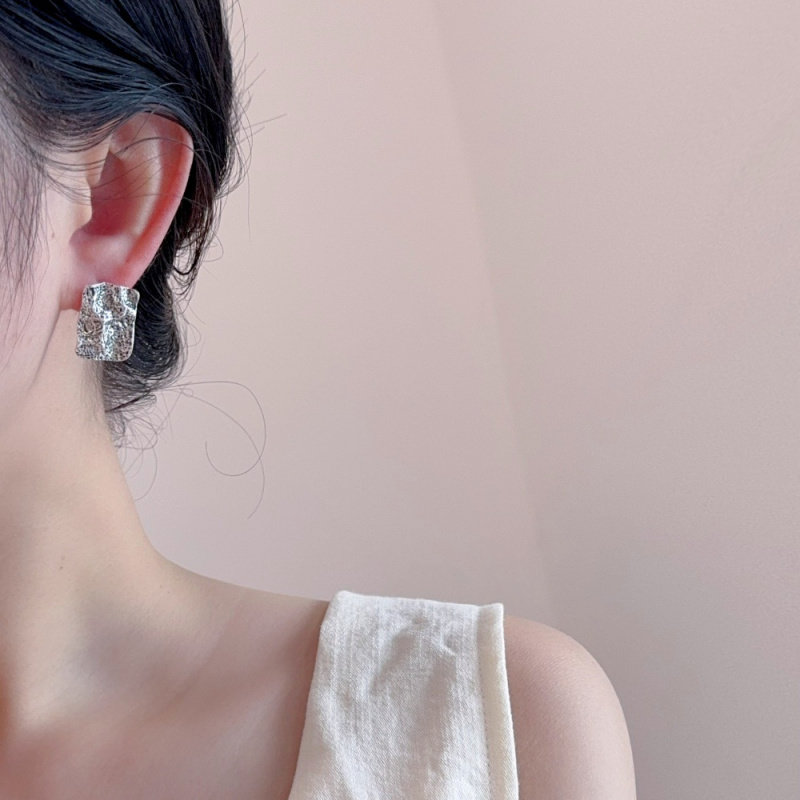 法式复古做旧几何不规则熔岩肌理感耳钉女轻奢高级感独特耳环耳饰,饰品/流行首饰/时尚饰品新,耳环,淘宝优惠券,粉丝福利购,淘宝优惠卷