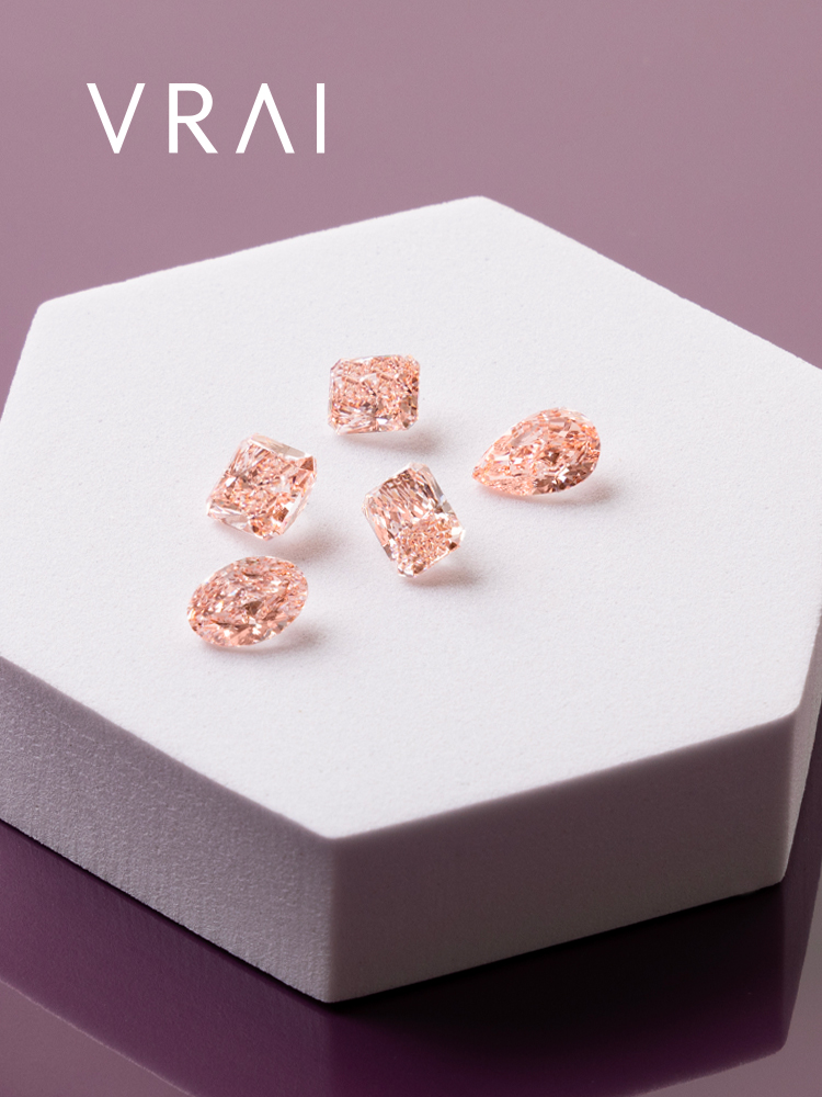 VRAI芮愛粉鉆CVD培育鉆石