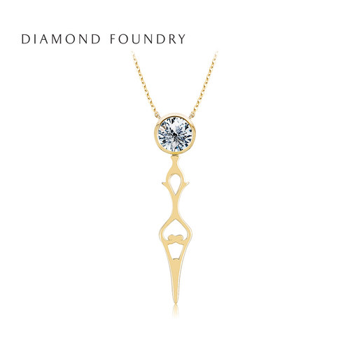 diamondfoundry培育分针项链