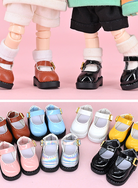 ob11娃鞋 皮鞋制服鞋子 gsc素体 ymy P9 12分BJD body9 Molly娃衣