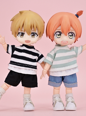 ob11娃衣 gsc粘土人 娃娃短袖 ymy素体T恤 12分BJD body9衣服服装