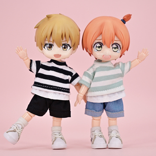 gsc粘土人 body9衣服服装 娃娃短袖 12分BJD ymy素体T恤 ob11娃衣