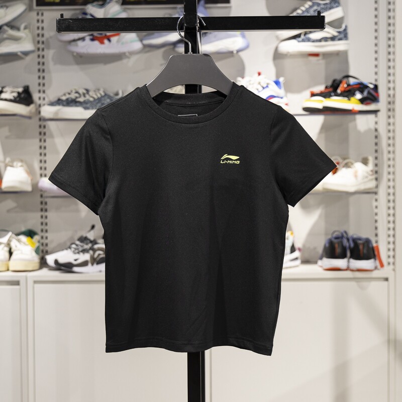 李宁短袖儿童排湿速干短袖T恤