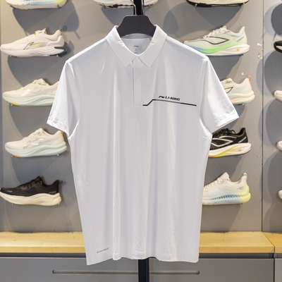 李宁短袖POLO衫冰感舒适防晒