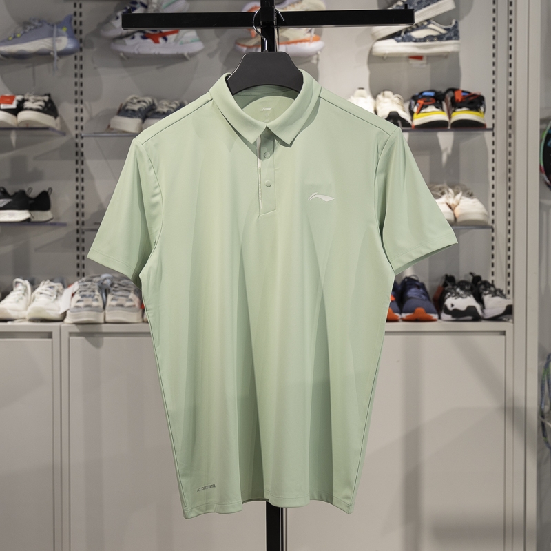 李宁短袖POLO衫排湿速干透气