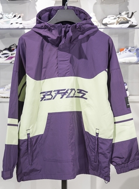 正品李宁运动风衣男士春秋反伍系列宽松休闲套头连帽外套AFDS071