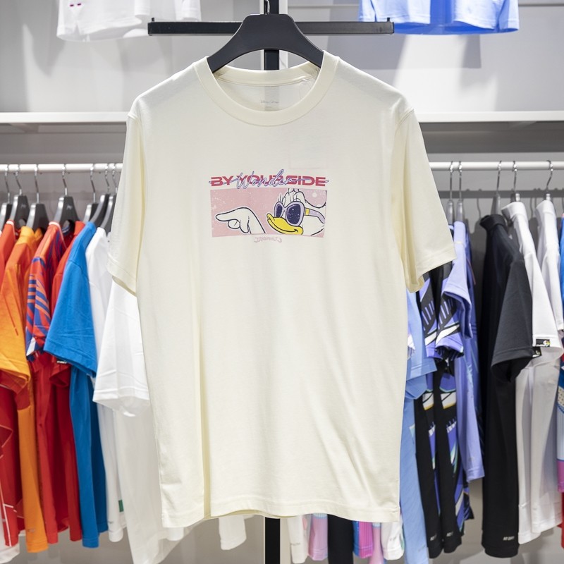 正品李宁T恤2024夏季X迪士尼黛丝联名女子宽松短袖文化衫AHSUA82,运动服/休闲服装,运动T恤,淘宝优惠券,粉丝福利购,淘宝优惠卷