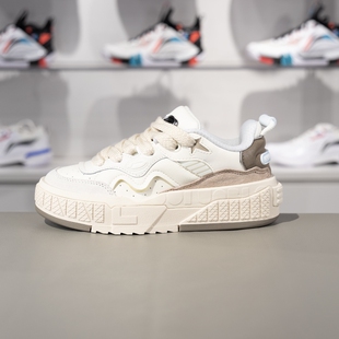 正品李宁 001 UNBLOCK休闲鞋冬季女子舒适软弹经典运动鞋AGCT218