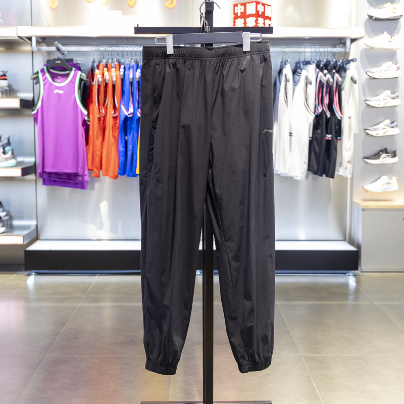 李宁束脚女子速干运动裤