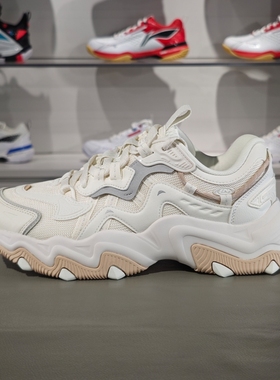 正品李宁猫爪 LITE 2休闲鞋秋季新款男子复古增高老爹鞋AGCU449