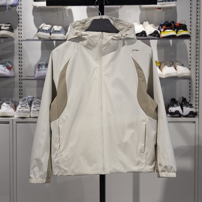李宁运动风衣防风保暖