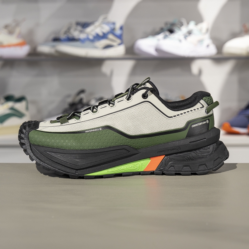 李宁回弹男女通用系带户外徒步鞋