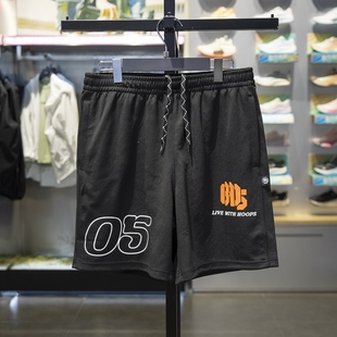 反伍BADFIVE速干凉爽针织短裤 男子新款 AKYV071 李宁运动短裤 正品