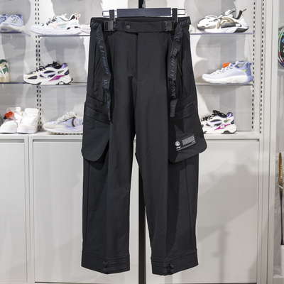 李宁宽松男子透气运动裤