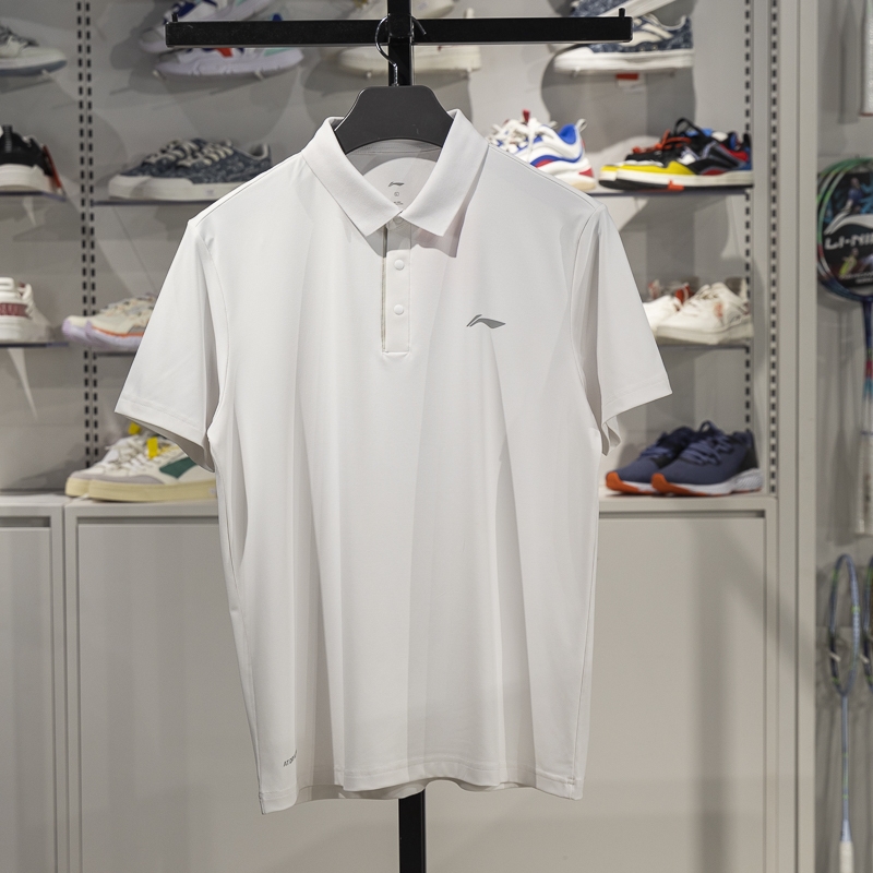 李宁短袖POLO衫排湿速干透气