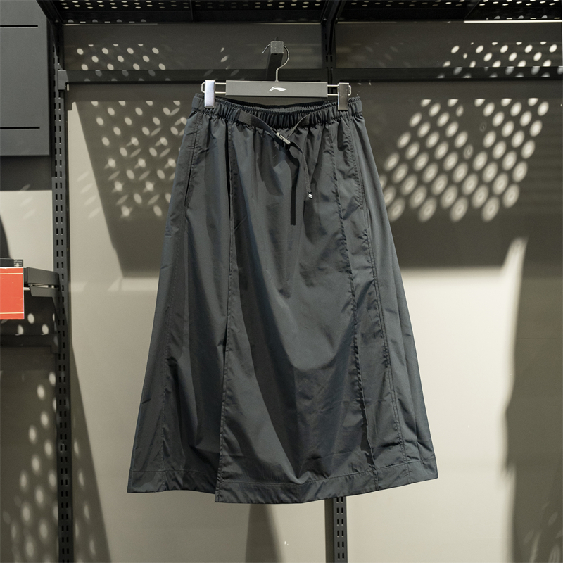 李宁运动长裙宽松休闲