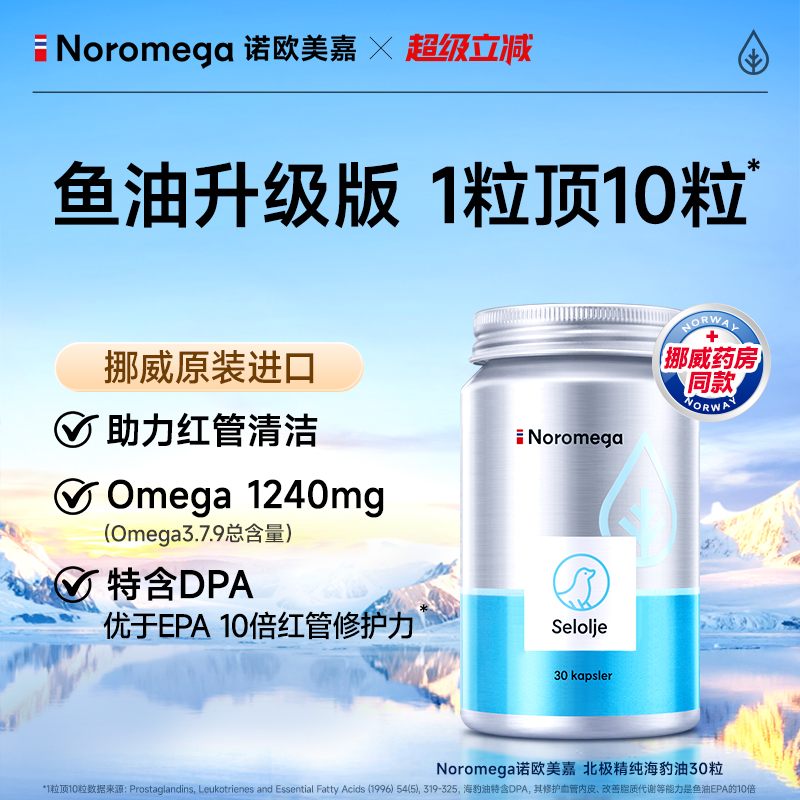 挪威Noromega海豹油软胶囊