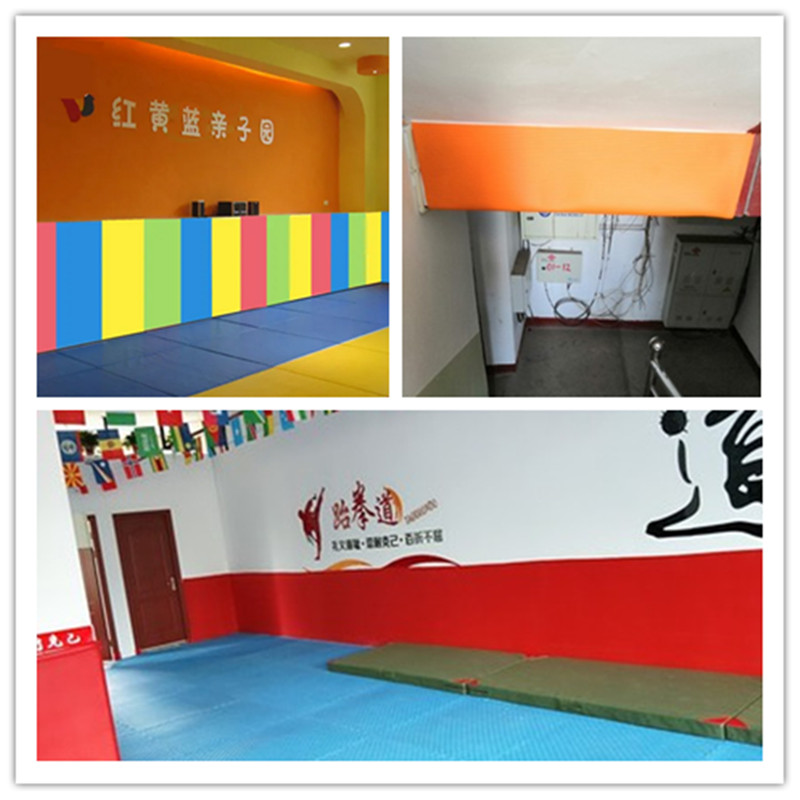幼儿园早教防撞墙贴儿童乐园防撞头软包横梁留置室墙壁橡胶软垫